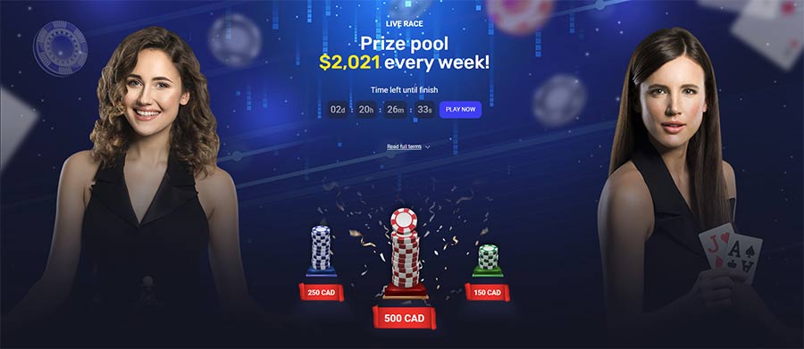 Woo Casino's weekly tournaments