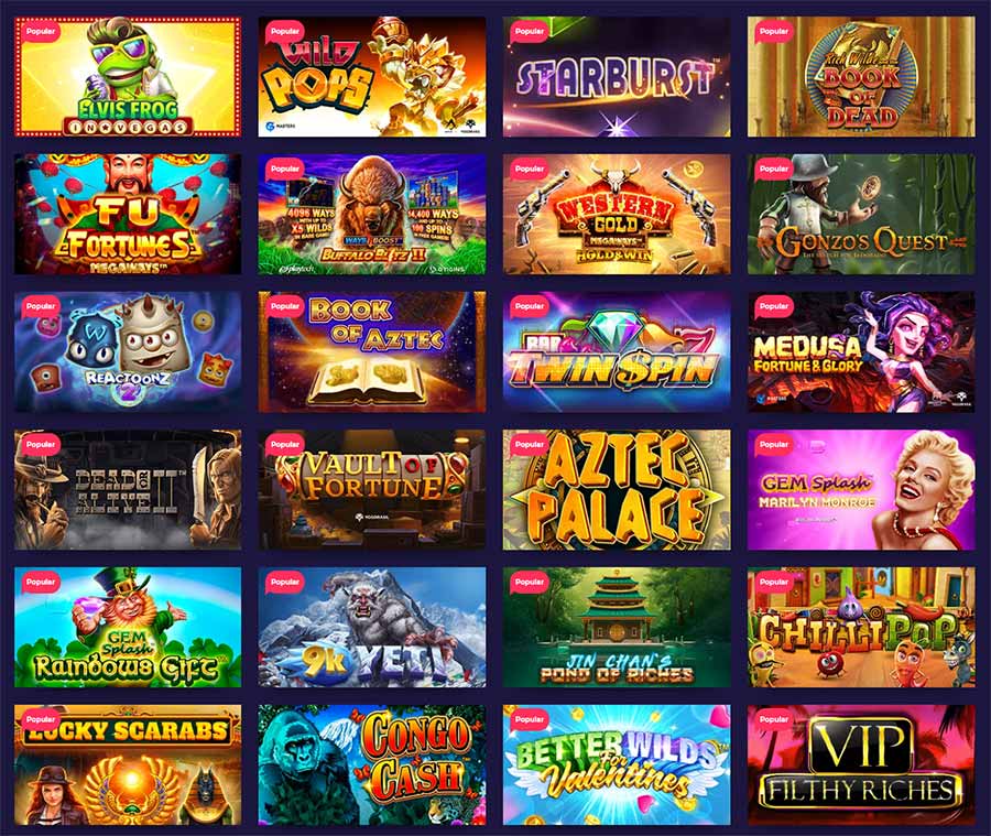 Nightrush casino online slots selection