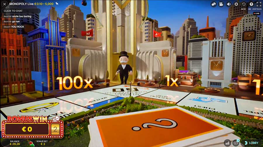 Como jogar Monopoly Live ao vivo no cassino? Guia completo