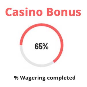 Before you can cash out online casino winnings you need to wager any bonus if they are active