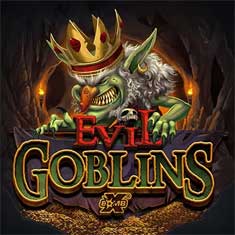 Logotipo do caça-níqueis Evil Goblins xBomb