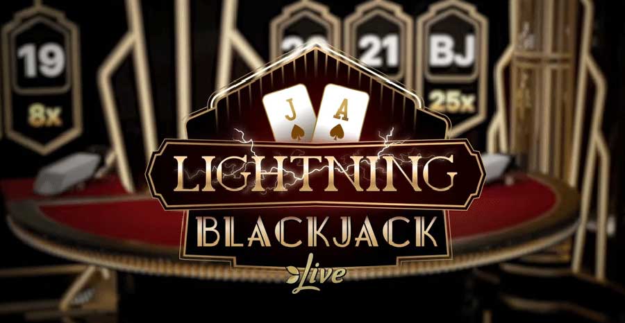 New; Lightning Blackjack by Evolution gaming