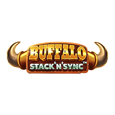 Logotipo de tragamonedas de video Buffalo Stack'n Sync