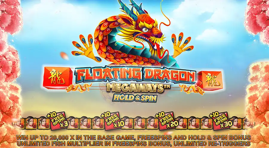 Floating Dragon Megaways slot
