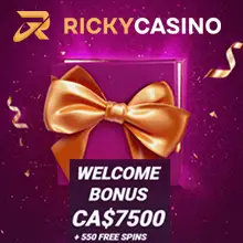 Rick Casino Canada Welcome Bonus offer